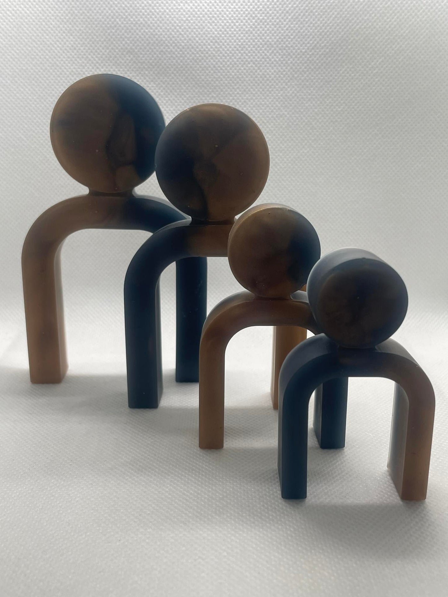 Lignes de Vie : Famille Design en Résine Époxy
