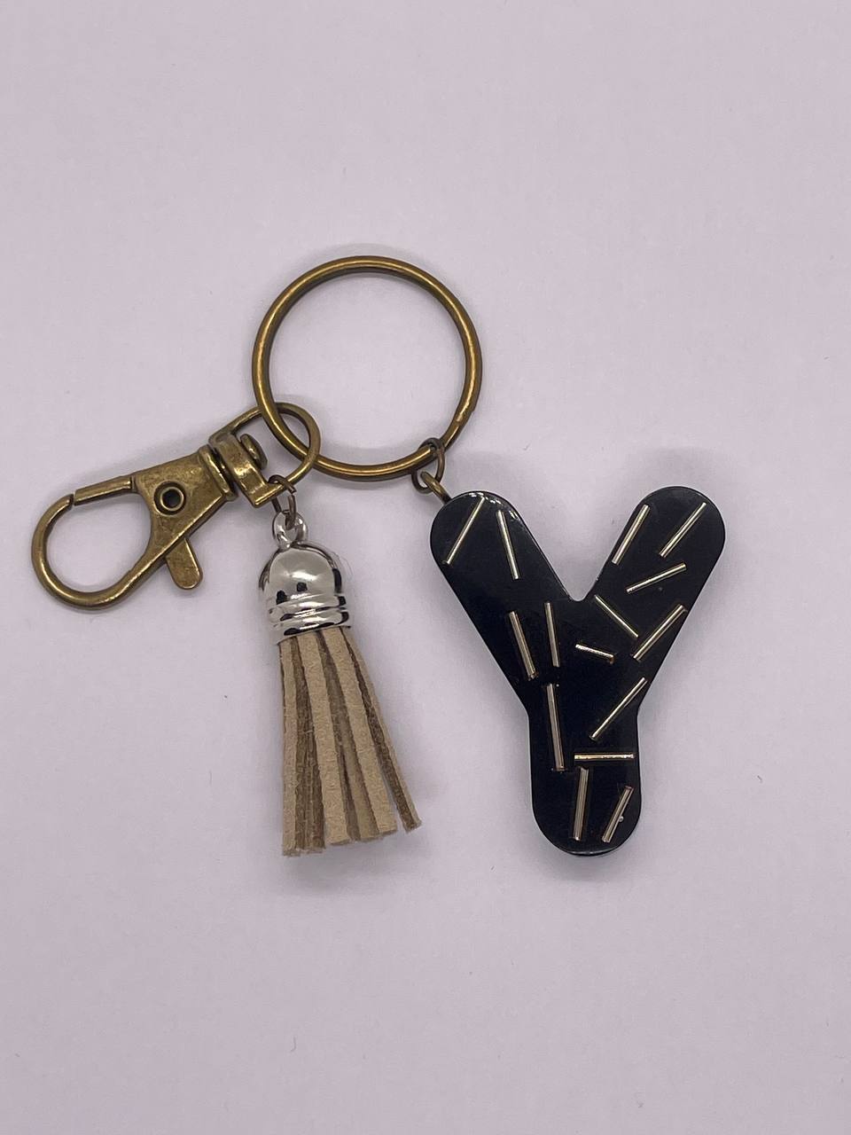 Porte-clefs lettre Y