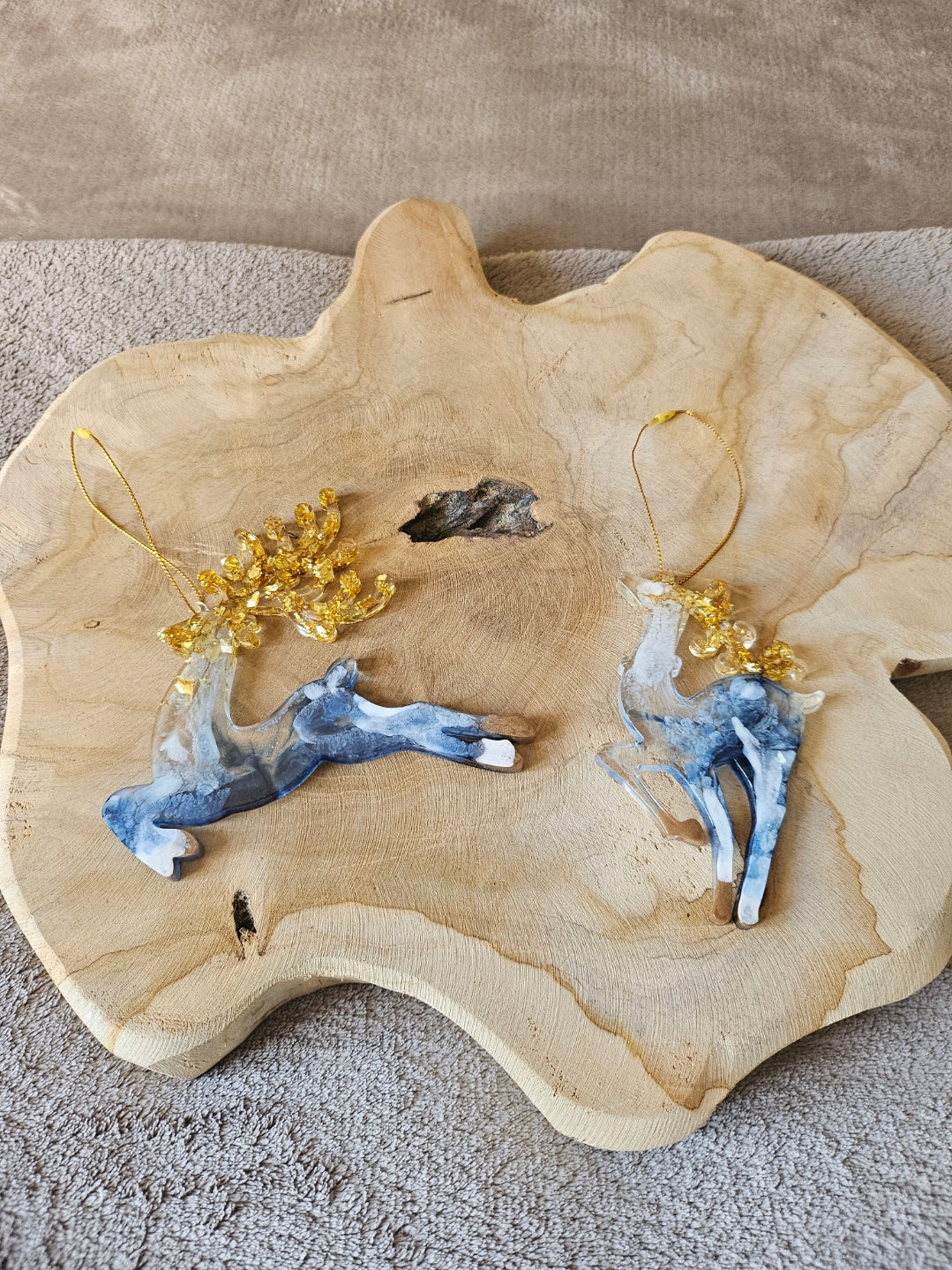 Suspensions Cerfs lot de 2