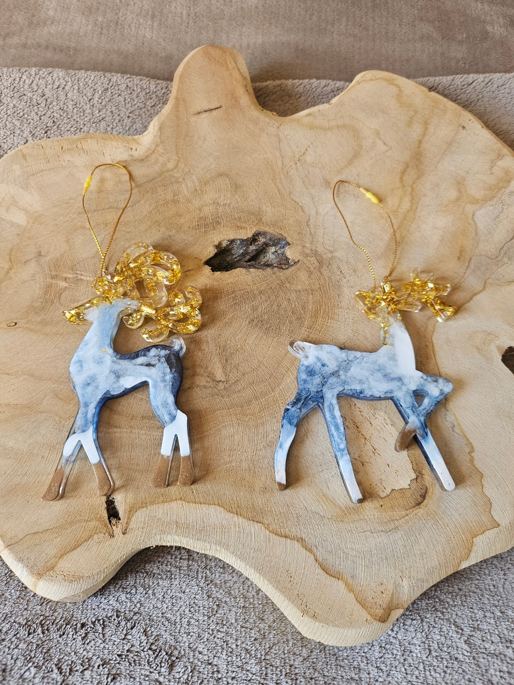 Suspensions Cerfs lot de 2