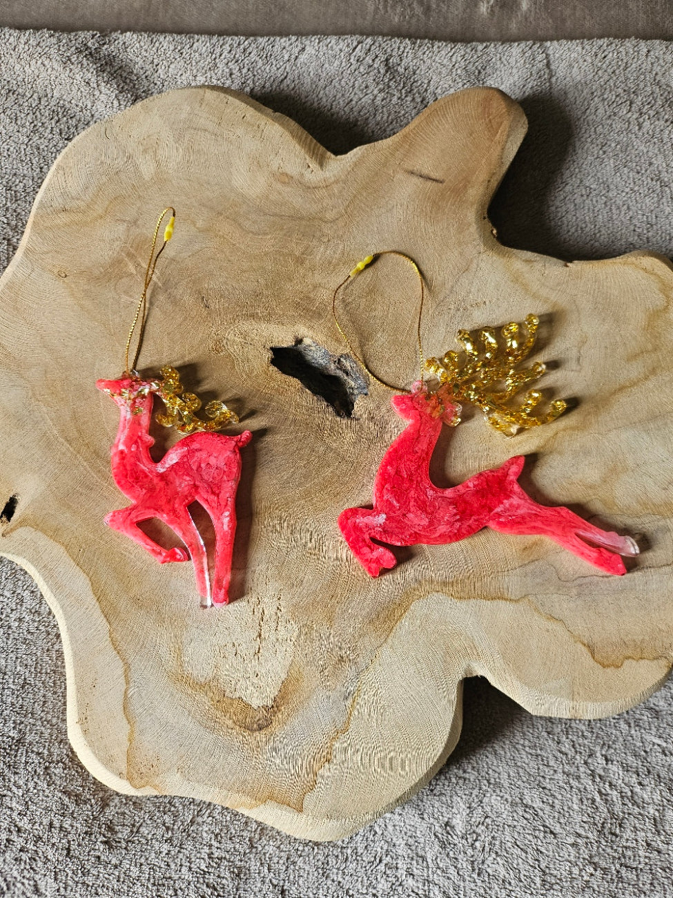 Suspensions Cerfs lot de 2