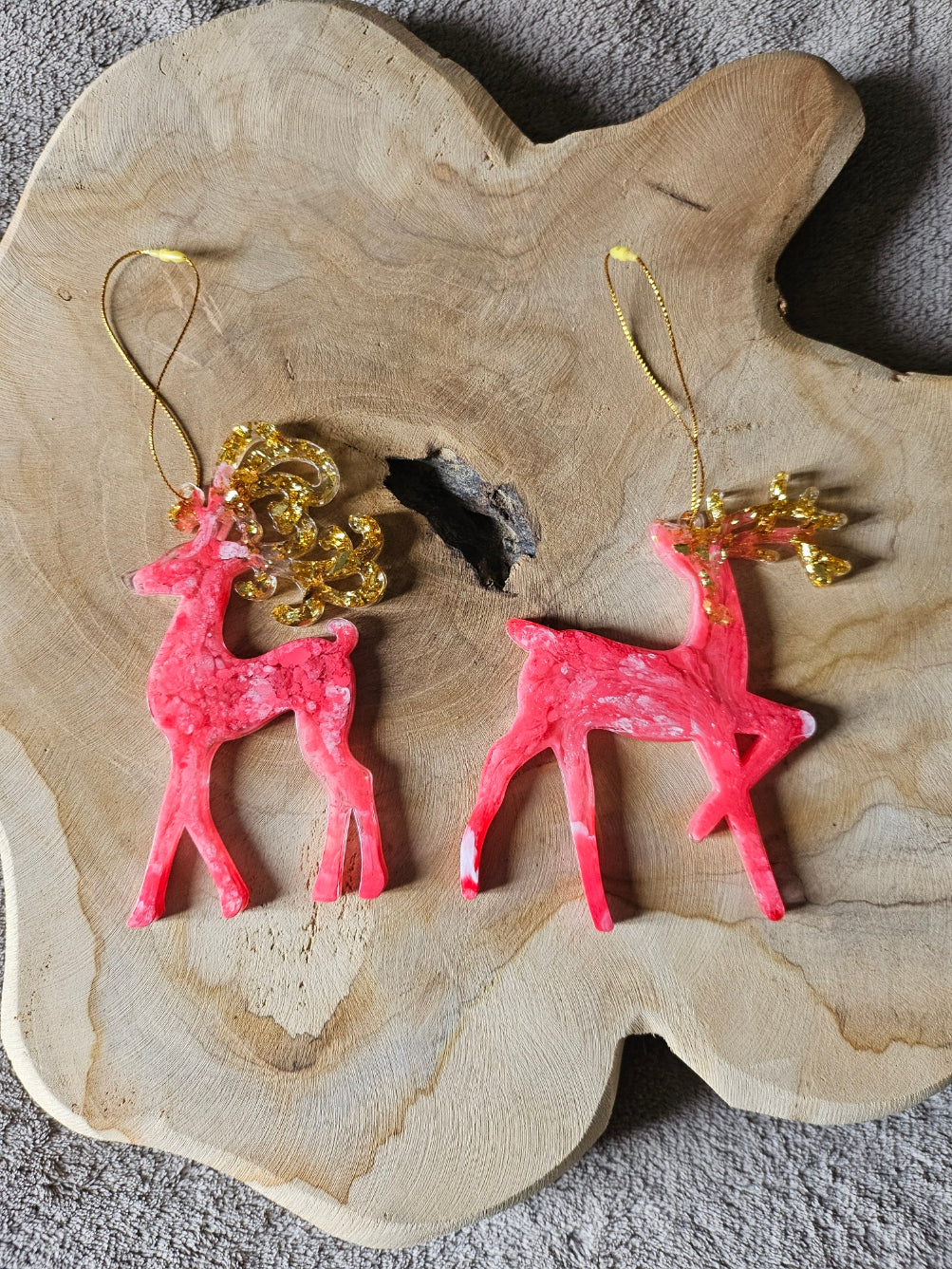 Suspensions Cerfs lot de 2