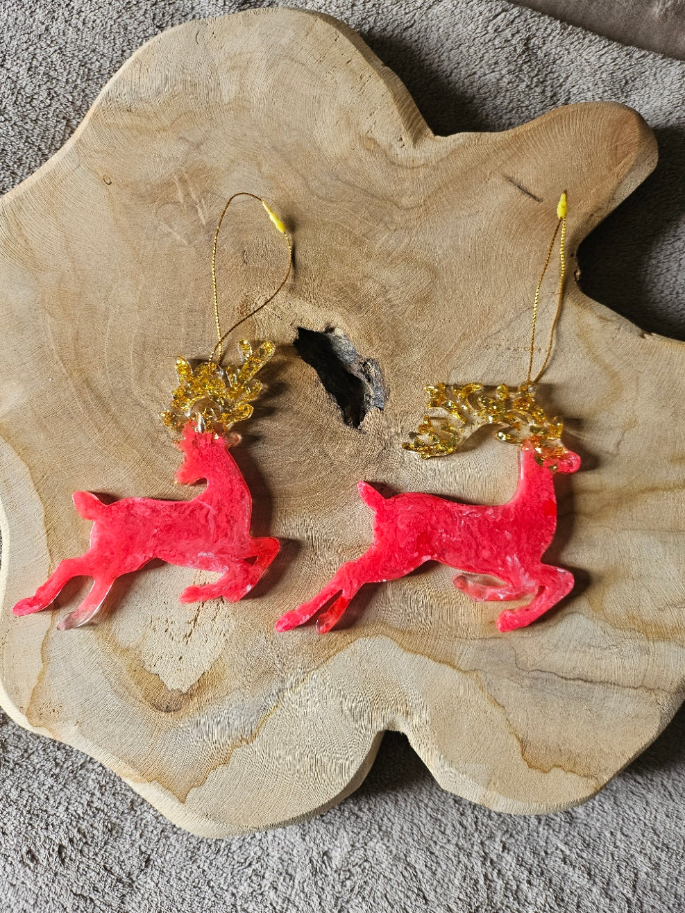 Suspensions Cerfs lot de 2