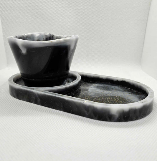 Harmonie Ronde – Tasse et Support Épurés