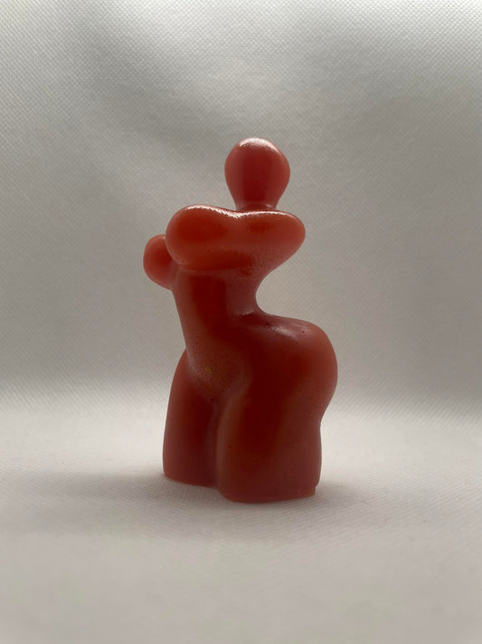 Formes en Lumière : Femme Sculptée en Résine Époxy Fait Main