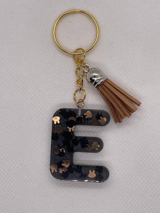Porte-clefs lettre E