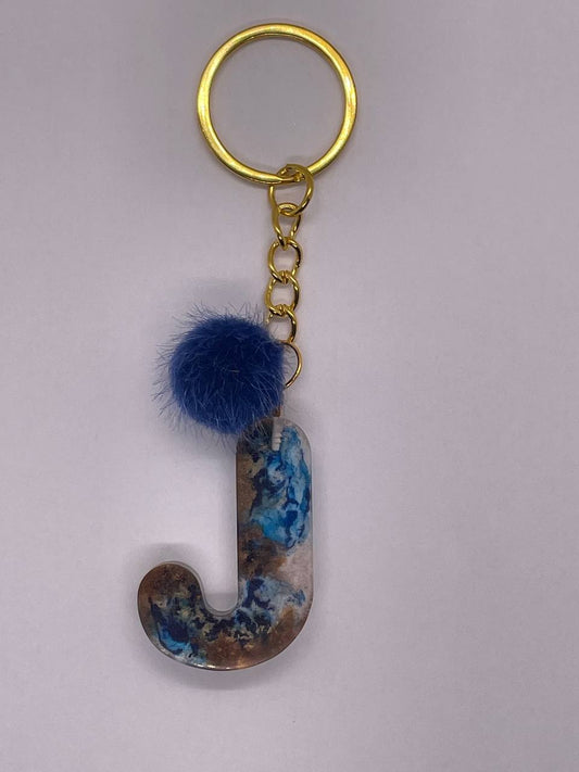 Porte-clefs lettre J