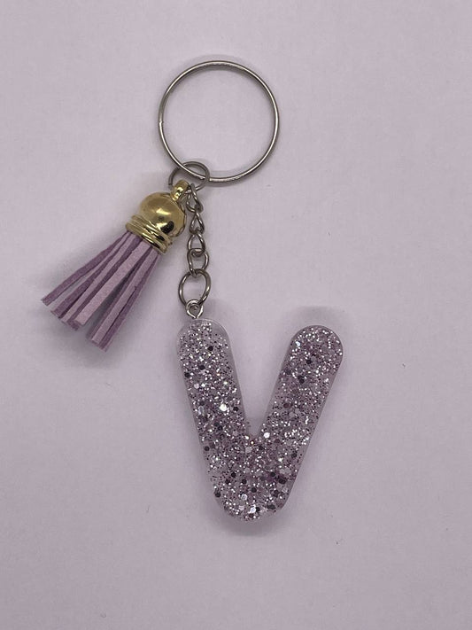 Porte-clefs lettre V