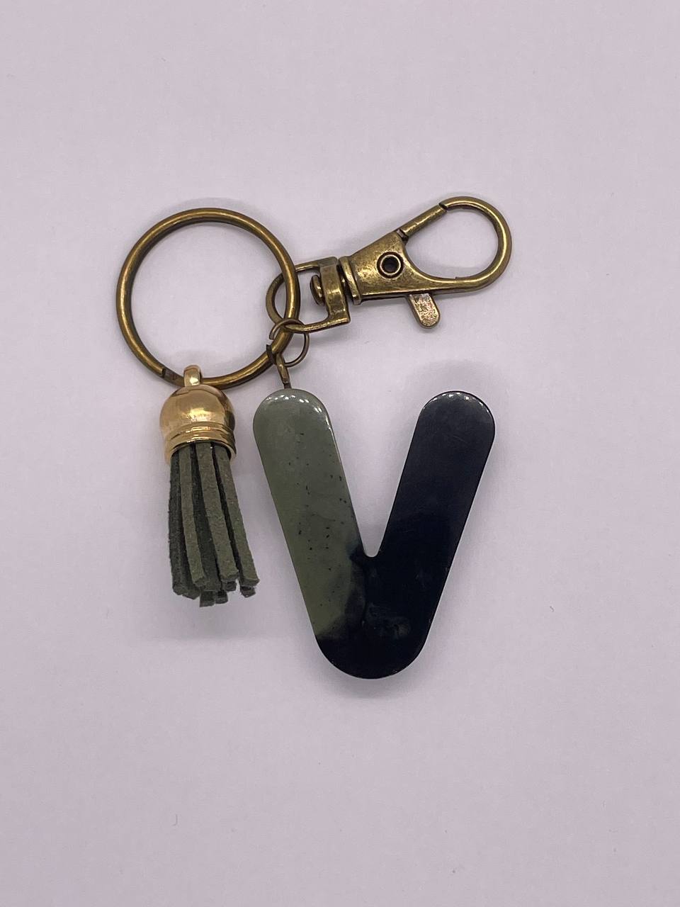 Porte-clefs lettre V