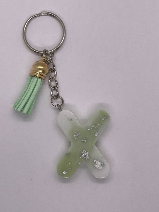 Porte-clefs lettre X