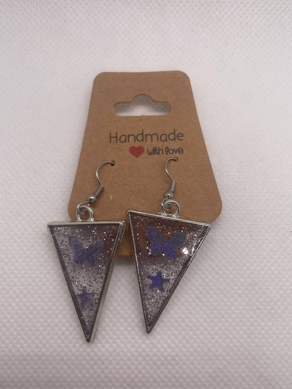 "Élégance Artisanale" – Boucles d’Oreilles en Résine Époxy