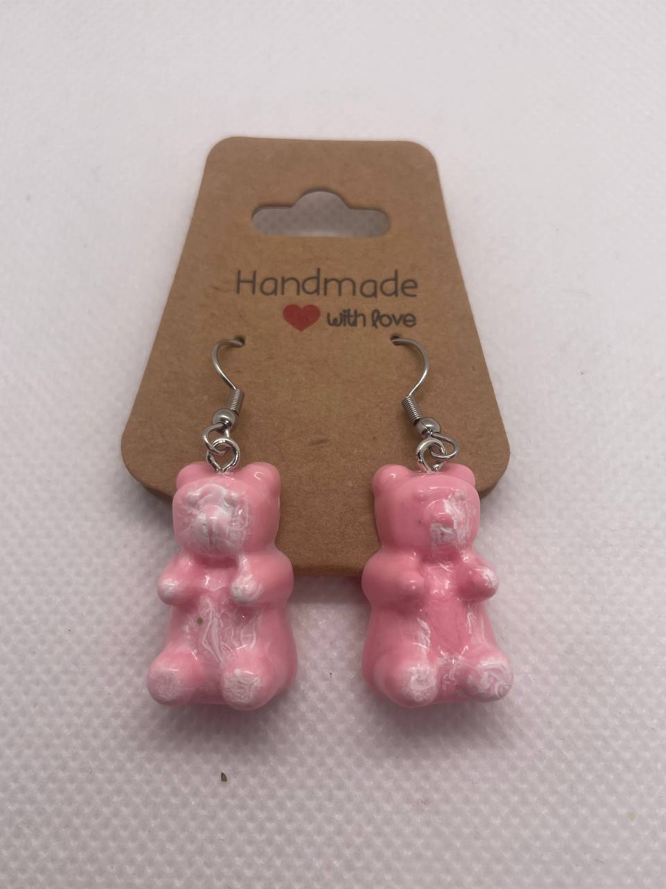 "Élégance Artisanale" – Boucles d’Oreilles en Résine Époxy